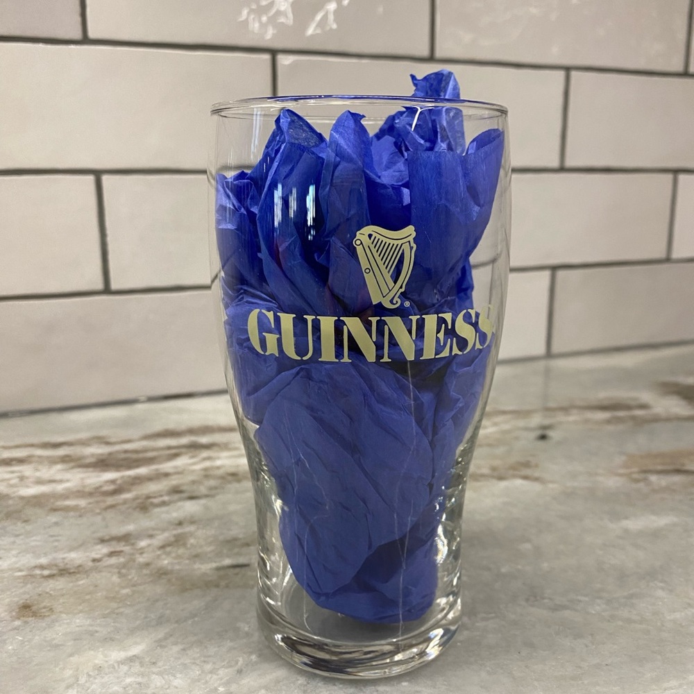 Authentic Vintage Guinness beer pint glass